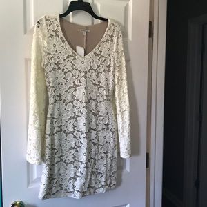 White floral dress